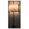 thumbnail image 3 of Meyda 197220 10 in. Muirfield ADA Wall Sconce - White & Silver, 3 of 3