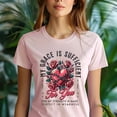 thumbnail image 5 of Jesus Loves You Heart and Roses Shirt – Grace Strength Bible Verse Tee, White, Size S, 5 of 6