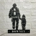 thumbnail image 2 of Handmadetneonsign Custom Son Father Daughter Firefighter Metal Wall Art LED Light - Personalized, 2 of 3