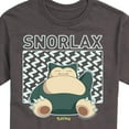 thumbnail image 3 of Pokémon - Snorlax - Men's Short Sleeve Graphic T-Shirt, 3 of 5