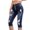 Blue, variant on JJHGVB Capri Jeans Lightweight Breathable Capris Denim Pants capri lounge pants comfys fit Straight Leg Jean Cropped Stretchy Denim women's capris Knee Length Capri Pants Blue L