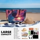 thumbnail image 5 of Fotbe Hawaiian Island Beach Shark Bolsa de Viaje para Playa - Resistente al Agua, Bolsa Tote de Gran Capacidad y Ligera con 7 Bolsillos para Mujeres y Hombres, 5 of 7
