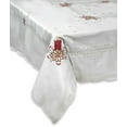 thumbnail image 2 of Seasonal Holiday Christmas Candles Holiday Embroidered Design Tablecloths, 2 of 2