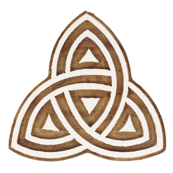 IBA Indianbeautifulart Textile Printing Block Celtic Design Hand Carved Wooden Stamp Wood Block Printing Textile Stamps For Fabric/ Pottery Blocks-2.5