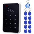 thumbnail image 1 of RFID Standalone Access Control Card Reader with Keypad + 10 Keys Tk4100 for Home/Apartment/Factory Secure System, 1 of 5