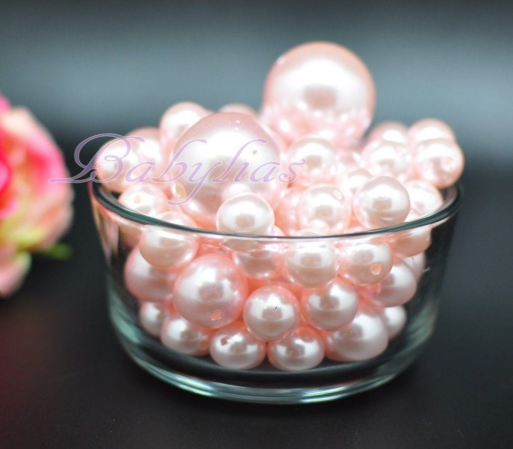 Pearl Vase Fillers Centerpiece Balls Fake Gems Marbles Beads Craft