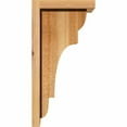 thumbnail image 3 of 6"W x 8"D x 16"H New Brighton Rough Sawn Corbel w/Backplate, Western Red Cedar, 3 of 9