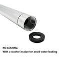 thumbnail image 5 of 4inch Stainless Steel Extension Tube Pipe Handheld Bathroom Shower Head Extender, 5 of 6