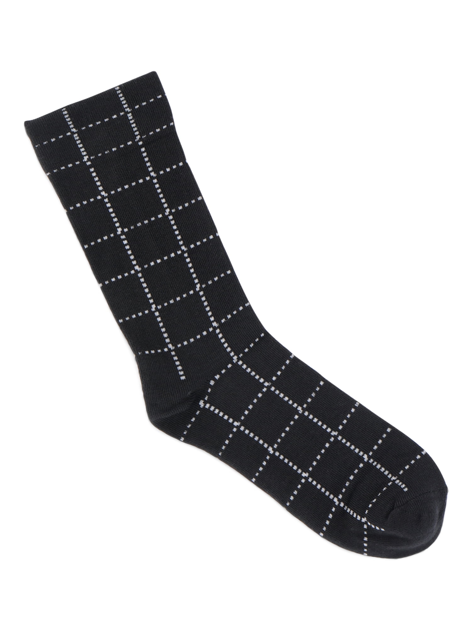 Joyspun Women's Essentials Crew Dress Socks, 6-Pack, Fits Shoe Sizes 4-10