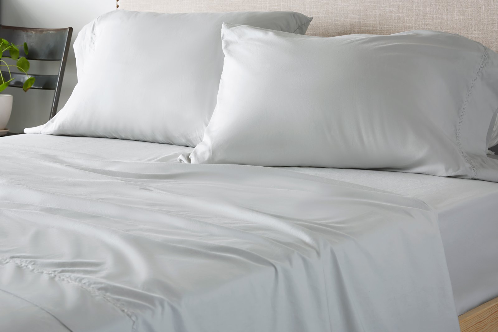 Allswell Organic Garment Wash Percale Sheet Set - image 3 of 5