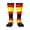 2 Black-1, variant on German Flag Germany Knee High Socks for Women Long Leg Warmers Socks