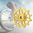 thumbnail image 4 of 12T/14T Rear Derailleur Pulley Aluminum Alloy Jockey Wheel Ceramic Guide Pulley Roller , Mountain Bike, , BMX , 12T Gold, 4 of 8