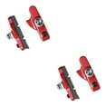 thumbnail image 2 of Yuarrent Paquete de 2 pastillas de freno Instalación práctica Estera de frenado Artesanía profesional Suministros de ciclismo a prueba de Rojo 2piezas, 2 of 6