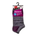 thumbnail image 2 of Hanes Women's Lightweight Performance No Show Socks, 6-Pairs Black 5-9, 2 of 2