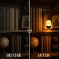 thumbnail image 5 of Overstock & Free Returns Library Lantern Mini Bookshelf Lighting 3 Pack, Halloween Ghost Decorations,Led Books Nook Lamp Ornament for Study Reading Corner Home Library, Unique Gift for Book Lovers, 5 of 8
