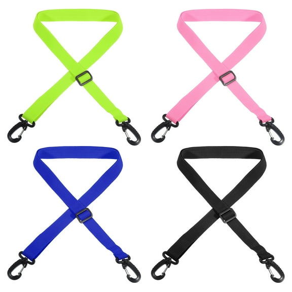 Uxcell 150cmx2.5cm Ski Carrier Strap, 4 Pack Snowboard Boot Carrying Strap 4 Colors