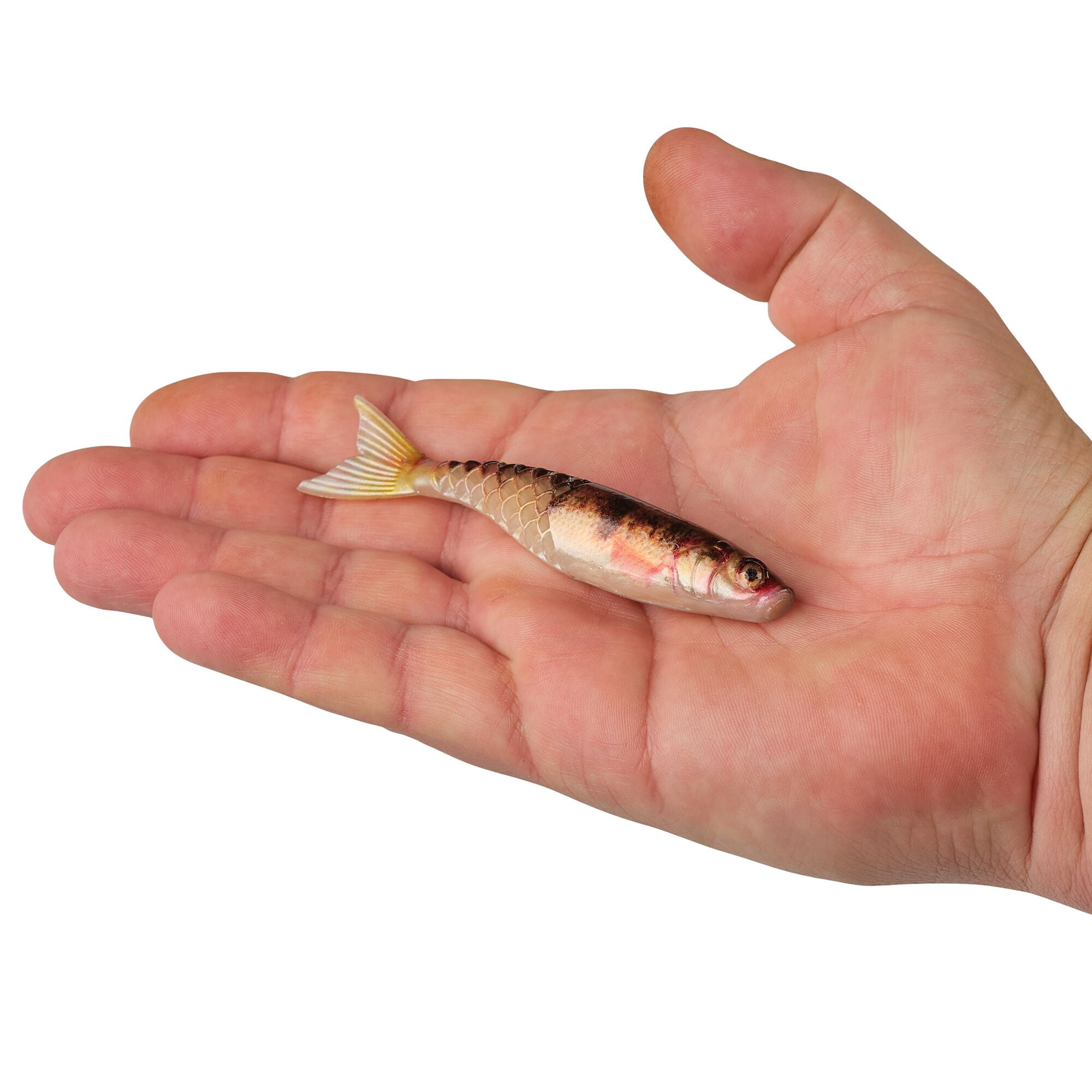 Berkley PowerBait® PowerStinger, 4.5 in, Minnows, HD Yellow Perch (5-count)