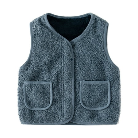 

kpoplk Baby Winter Jackets Baby Boy Girl Long Sleeve Knitted Sweater Button-Cardigan Coat Twist Knitwear Jacket Winter Warm Clothes(Grey)