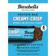 Barebells Protein Bars, Creamy Crisp, 20g High Protein, 1.9oz, 4 Count
