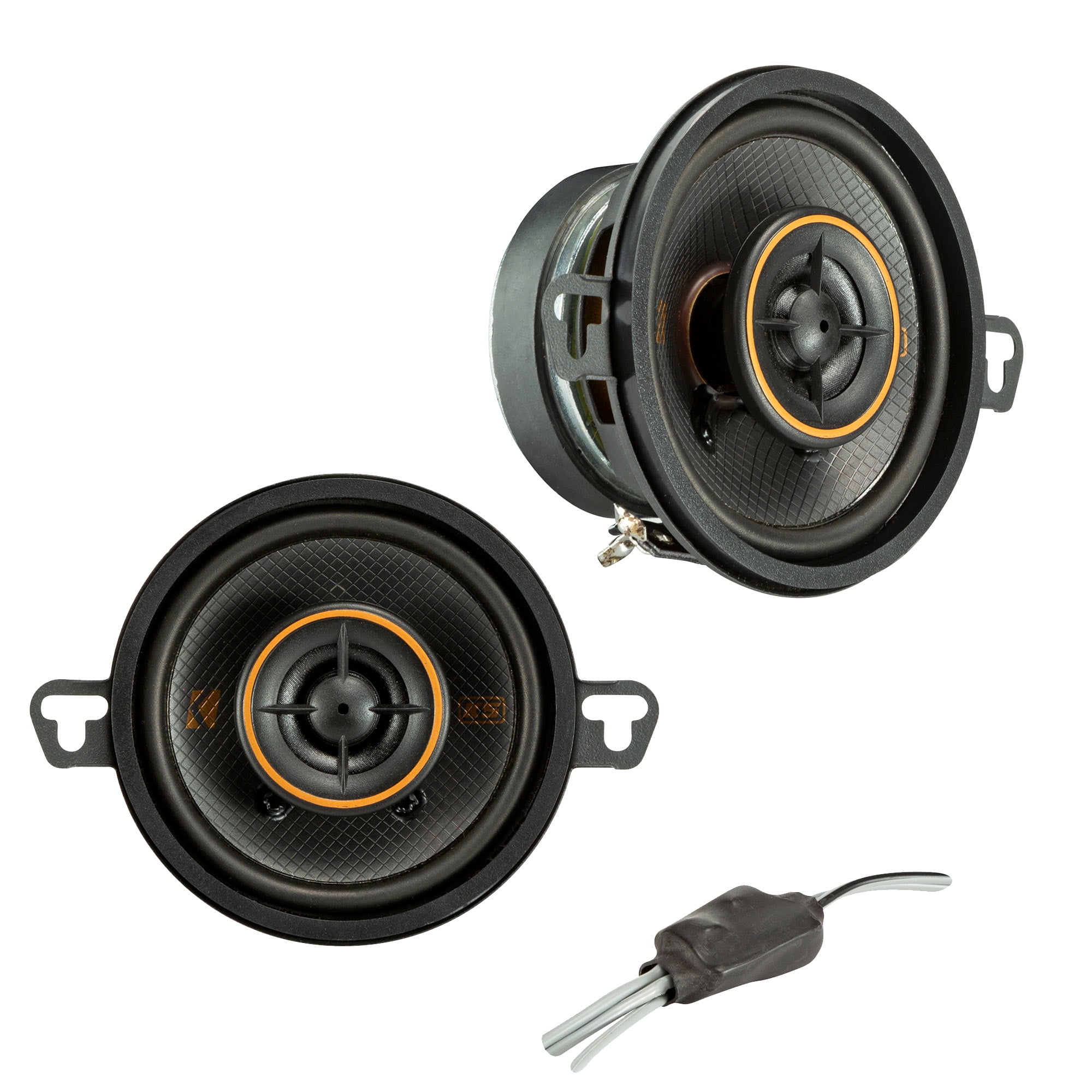 Kicker 47KSC3504 KS Series 3.5" Coaxial Speakers With .5" Tweeters