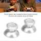 thumbnail image 3 of 2PCS Thumbstick Caps Aluminum Alloy Thumb Joystick Grips Replacement Accessories for Gaming Console Controller Silver, 3 of 4