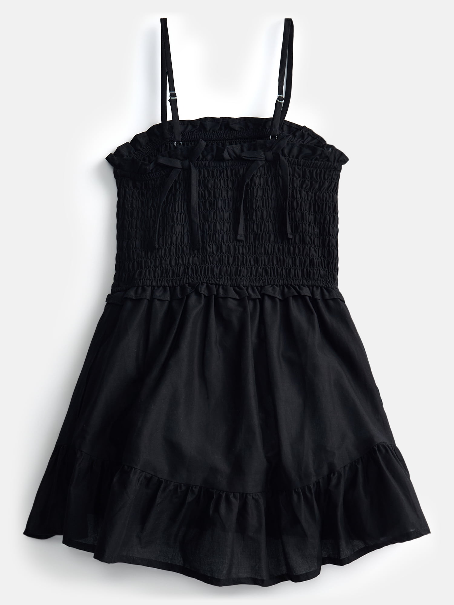 Weekend Academy Girls Smocked Ruffle Cotton Dress, Sizes 4-18