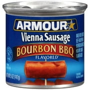 Armour Bourbon BBQ Flavored Vienna Sausage, 5 oz Can