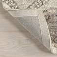 thumbnail image 3 of Home Conservatory Medallion Hand Tufted Wool Area Rug, 4' x 6',  Grey, 3 of 8