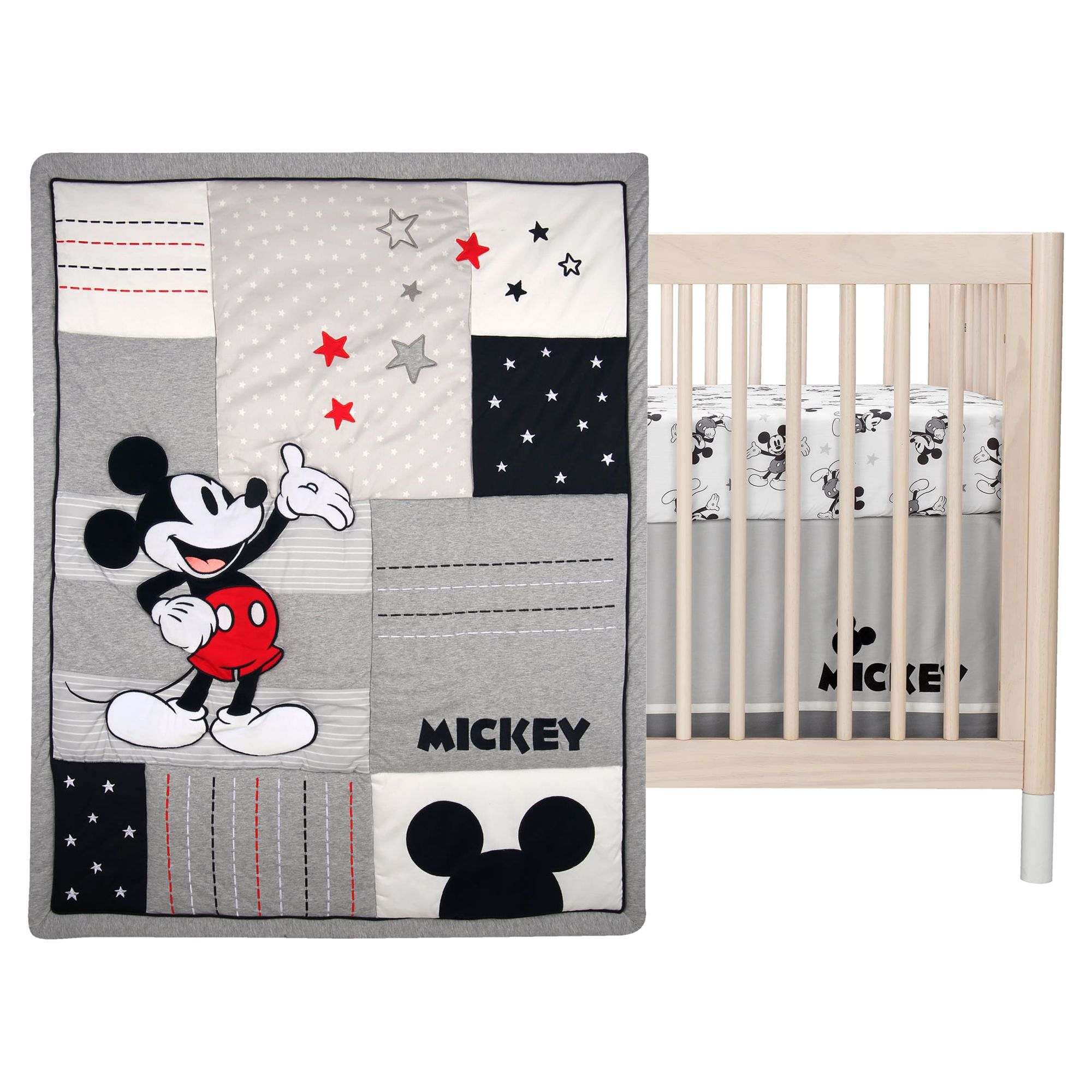 Lambs & Ivy Disney Baby Magical Mickey Mouse 3-Piece Crib Bedding Set ...