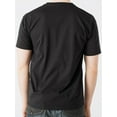 thumbnail image 2 of Camiseta gráfica negra para hombre, informal, de cuello redondo, suave, 100 % algodón, divertida y divertida, ideal para fines de semana, senderismo, correr, salir, transpirable, ultrasuave y de ocio., 2 of 8