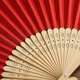thumbnail image 2 of 12 juegos de abanico plegable grande oso de fresa con mangas de seda kungfú japonés chino Taichi, 2 of 3