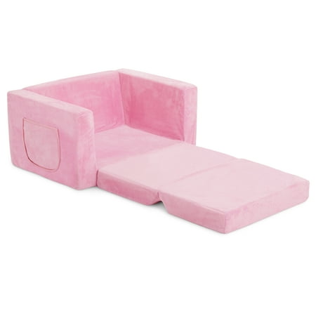 Dream On Me Nestle Kids Single Flip Out Sofa Pink