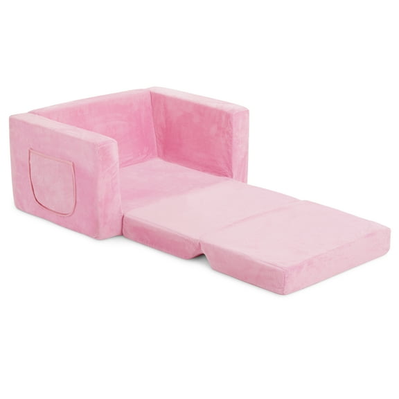 Dream On Me Nestle Kids Single Flip Out Sofa, Pink