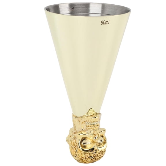 BOKYAN 304 Stainless Steel Japanese‑Style Jigger – Measuring Cup for Home & Bar Use