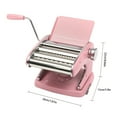 thumbnail image 4 of Pasta Maker Machine, with 6 Adjustable Thickness Settings, Noodle Machine, with 3 Adjustable Width Settings, Suitable for Homemade Lasagna, Spaghetti, and Dumplings, 4 of 15