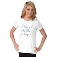 thumbnail image 3 of Cute Enjoy the Little Things Feathers Womens Fitted Plus Size Graphic Tee Brisco Brands 2X, 3 of 5