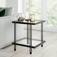 thumbnail image 2 of Evelyn&Zoe Inez 20" Wide Square Side Table, Blackened Bronze, 2 of 10