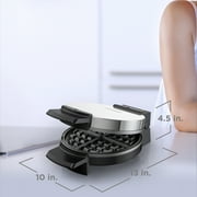 BLACK+DECKER WMB500 Traditional Belgian-Style Waffle Maker, Stainless Steel