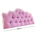 thumbnail image 3 of 39.37 Inch Bed Backrest Cushion, Headboard Support Reading Pillow, 8 Color Optional Lumbar Rest Pad, Soft Cushion for Bedroom Bed Sitting Up Relaxation, 3 of 6