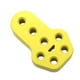 thumbnail image 2 of 1 buje de suspensión de tubo, pieza de modificación de 7 orificios, amortiguador de goma de 11mm de diámetro interior amarillo Zulema Buje colgante de escape, 2 of 8