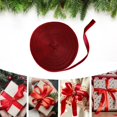 thumbnail image 4 of Outdoor Christmas Decorations Event & Party Christmas Velvet Decorative Ribbon | Red Velvet Wrapping Ribbon For DIY Holiday Decorations | Christmas Tree & Packaging Ribbon Party Balloon, 4 of 6