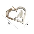 thumbnail image 3 of Love Shaped Red Bird Ornament Exquisite Craft Hanging Decorations for Window Door Backpack, 3 of 3