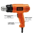 thumbnail image 3 of Pistola de calor BLACK+DECKER HG1300 con cable, 1350 W, doble calor, 1000 °C, 3 of 6