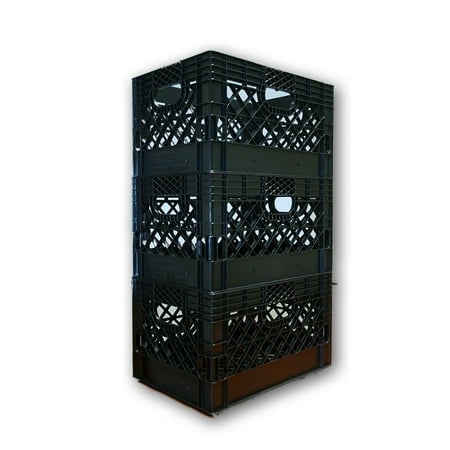 Farm Plast LLC Heavy-Duty Rectangular Milk Crate, 3