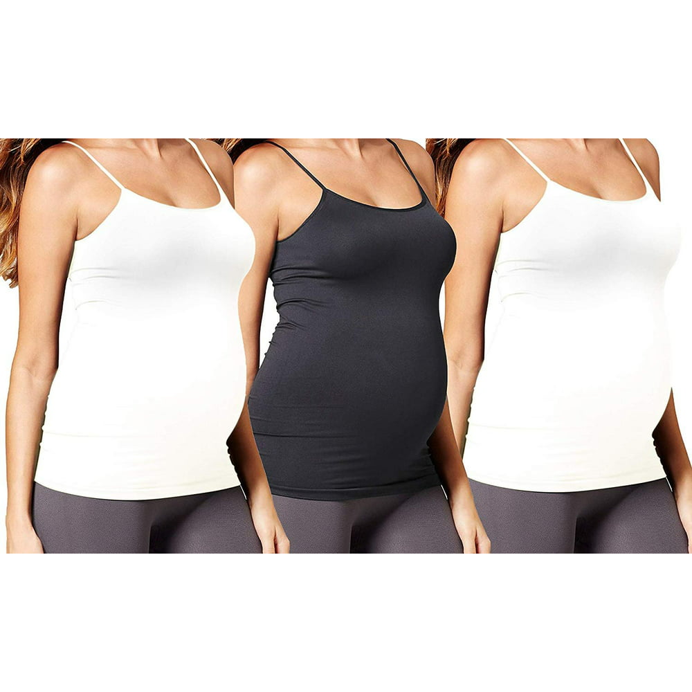 Haughty - Maternity Tank Tops - Nursing Camisole Shirt Stretch Spandex ...