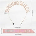 thumbnail image 5 of Yoyauz Birthday Crowns for Women Birthday Queen Headband & Sash for Women Birthday Headband for Women Parties Favors Gift, 5 of 5