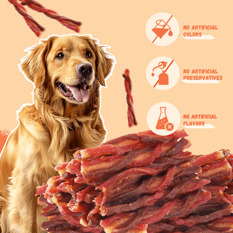 Beef, Chicken & Duck Twist Dog Treats, 11oz photo 4
