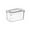 15.22 Oz, variant on Refrigerator Storage Box, Stackable Covered Refrigerator Storage Box, Transparent Plastic Food Storage Box, Suitable For Kitchen, Countertop, Cabinet, Refrigerator, 15.22 Oz.