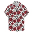 thumbnail image 2 of Styesk T-Shirts pour Homme Chemise à Col à Manches Courtes Imprimée pour la Saint-Valentin pour Homme, 2 of 5