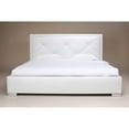 thumbnail image 6 of Elize Bed , Faux Leather, Tufted Headboard-Finish:White,Size:Queen, 6 of 6
